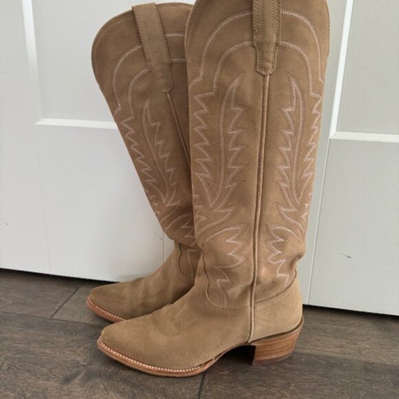 Tecovas - The Abby - Tall Suede Cowboy Boot - Picture 6 of 6